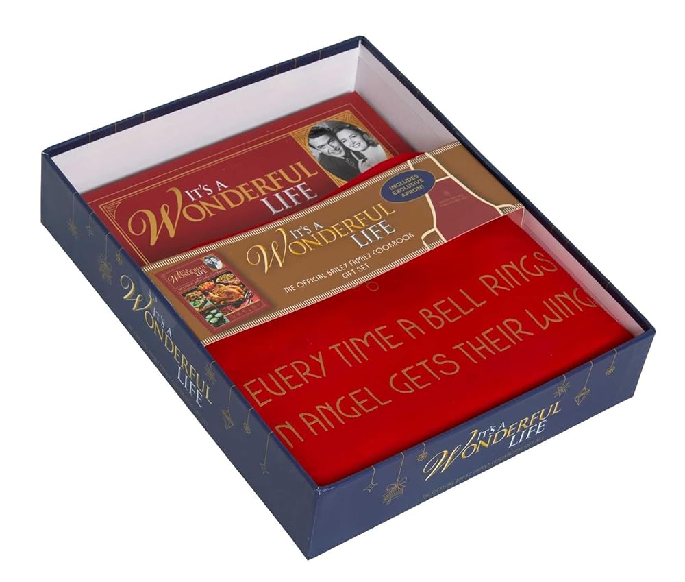 It's a Wonderful Life Cookbook & Apron Gift Set