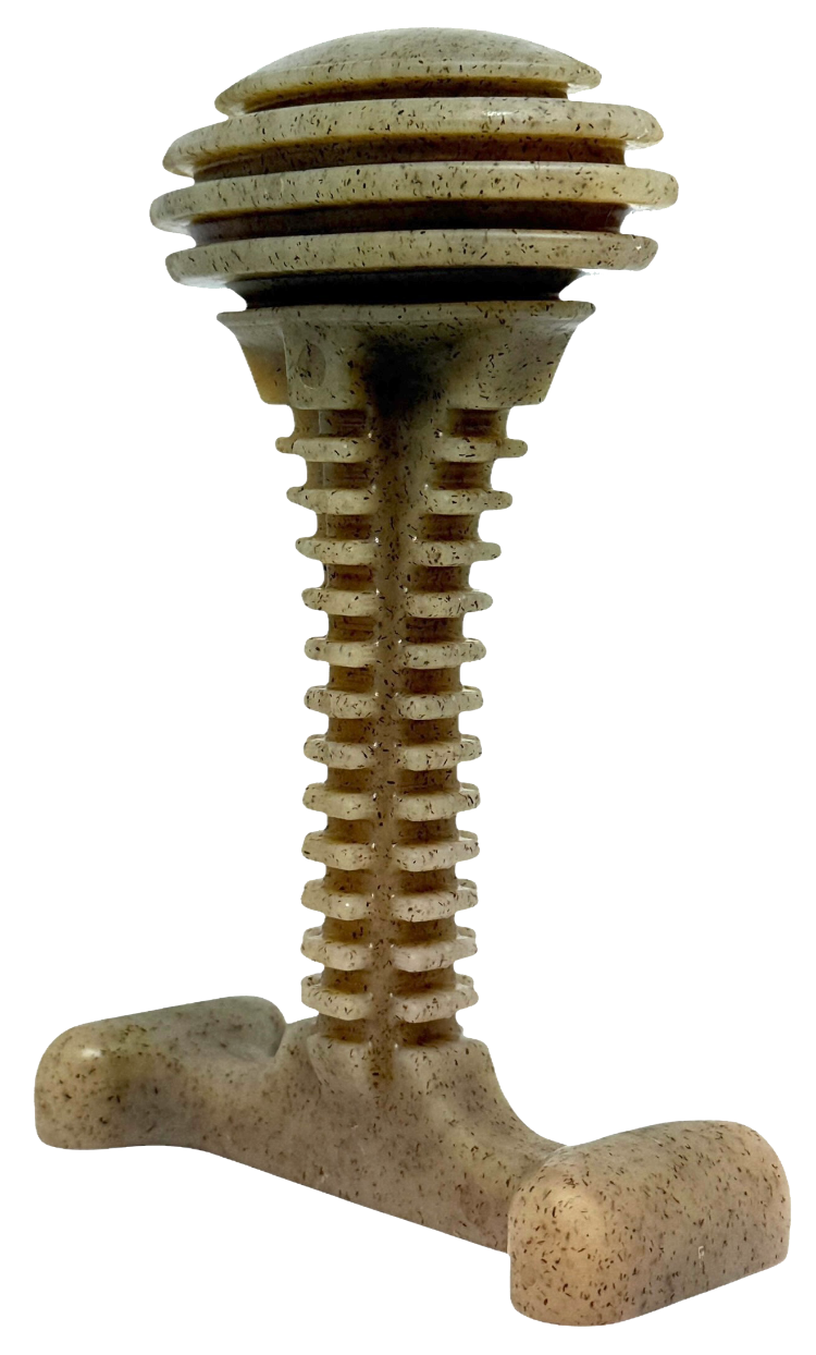 Honey Bone Dental Tower - Indestructible Nylon Dog Chew Toy XL | USA Made