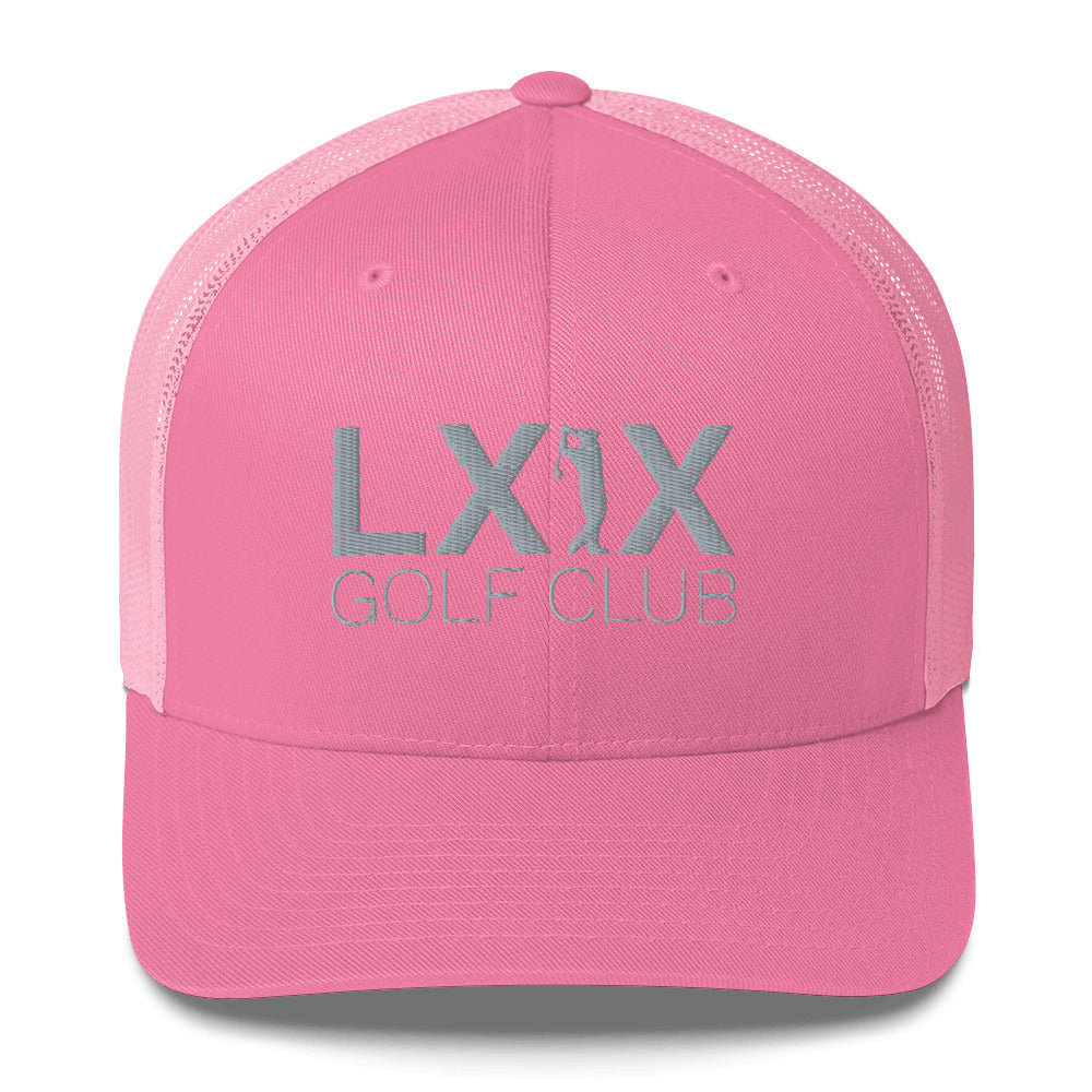 Swinger Logo Trucker Cap - Gray Logo by LXIX GOLF CLUB — view 6