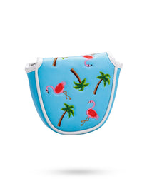 Dancing Flamingos - Mallet Putter Cover, product image 2