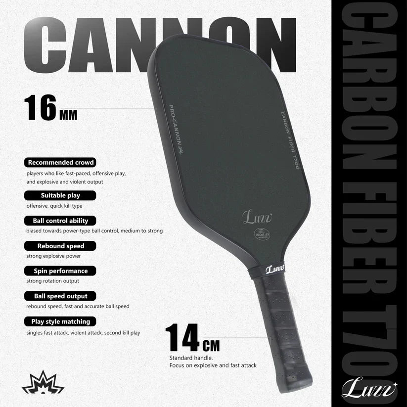 Luzz Pro Cannon Pickleball Paddle pickleball product, supplier image 3
