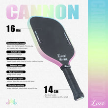 Luzz Candy Cannon Mad Pickler Edition Pickleball Paddle & Cover pickleball accessory, supplier image 4