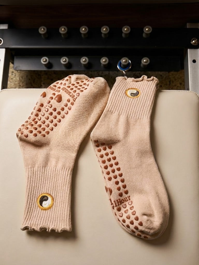PersonalHour Pilates Socks — Heart Grip Edition AC022_02, product image 1