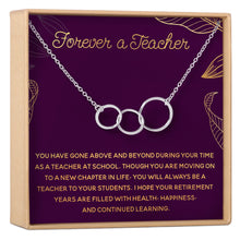 Retiring Teacher Necklace, Multiple Styles Jewelry