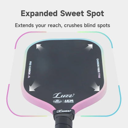 Luzz Candy Cannon Mad Pickler Edition Pickleball Paddle & Cover pickleball accessory, supplier image 5