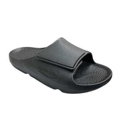 Sovella Adjustable Recovery Slide Sandals – Black
