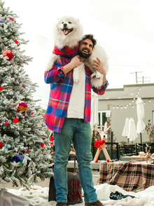 Orchard Flannel matching adult & pet apparel detail 6