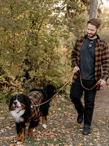 Lodge Flannel matching adult & pet apparel detail 4