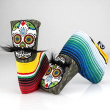 Mustache Sugar Skull - Blade Putter Cover Green Camo, product image 10