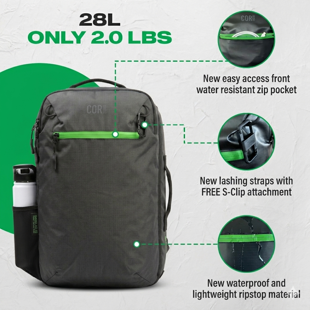COR Surf Island Hopper 2.0 Travel Backpack