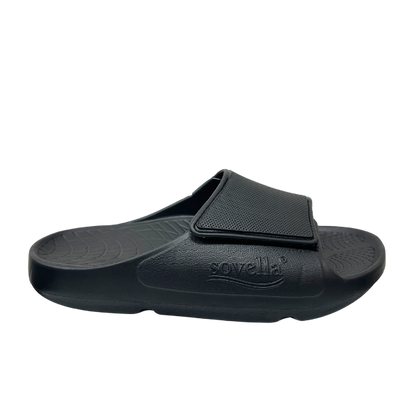 Sovella Adjustable Recovery Slide Sandals – Black