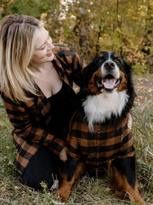 Lodge Flannel matching adult & pet apparel detail 8