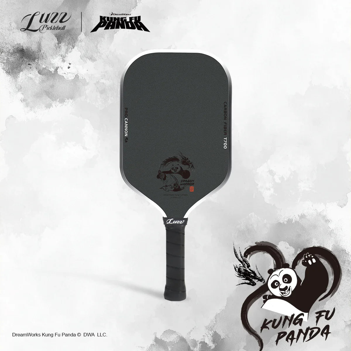 Luzz Kung Fu Panda Cannon Pickleball Paddle & Cover pickleball accessory, supplier image 2
