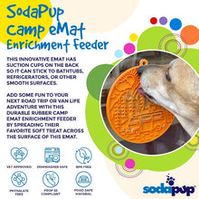 Camp eMat - Enrichment Lick Mat For Dogs and Cats - with Suction Cups | Retro Van Design | USA Made