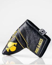 Black/Gold Ace of Spades - Blade Putter Cover, product image 9