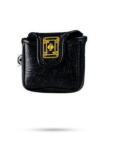 Black/Gold Ace of Spades - Mallet Putter Cover, product image 3