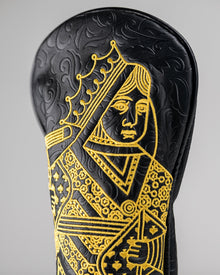 Black/Gold Queen of Spades - Fairway Cover, product image 4