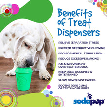 Coffee Cup Rubber Dog Chew Toy for Power Chewers | Treat Dispenser | USA Made