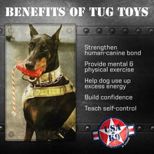 USA-K9 Grenade Rubber Dog Chew Toy | K9 Handler Reward Toy | USA Made