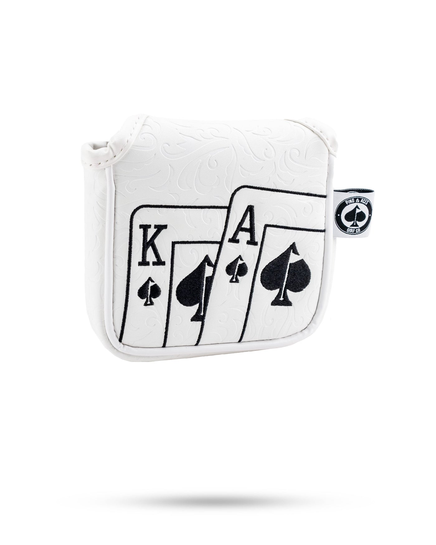 White Out Ace of Spades - Mallet Putter Cover, product image 2