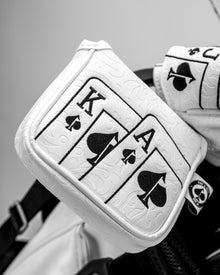 White Out Ace of Spades - Mallet Putter Cover, product image 5