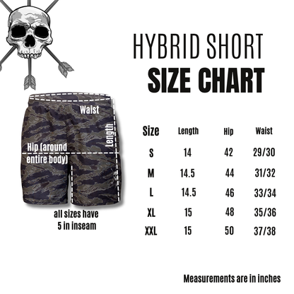 MEN'S | HYBRID SHORT : DEEP FOREST