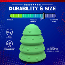 Christmas Tree Dog Toy - Durable Rubber Chew Toy for Large Dogs | USA Made
