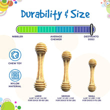 Honey Bone Nylon Dog Toy for Aggressive Chewers | USA Made | SodaPup