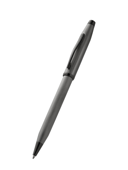 Century® II Polished Slate Gray Engraved Diamond Pattern Ballpoint Pen