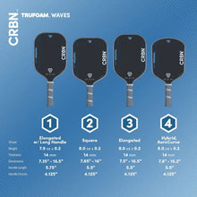 CRBN1 TruFoam WAVES - Pickleball Paddle pickleball product, supplier image 5