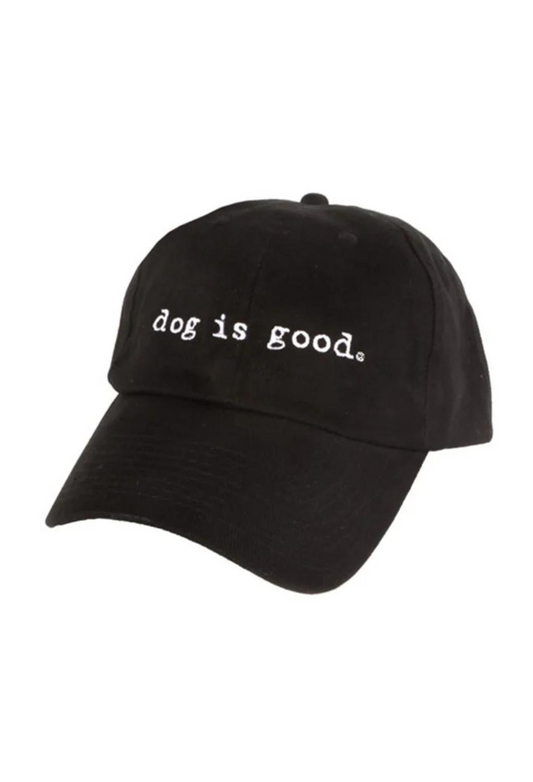 Hat: Dog is Good Signature (Black)