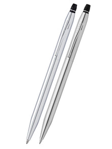 Click™ Chrome Ballpoint Pen and Pencil Gift Set