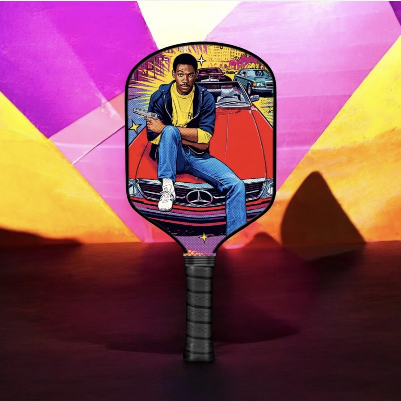 Axel Foley - Beverly Hills Cop - Pickleball Paddle pickleball product, supplier image 1