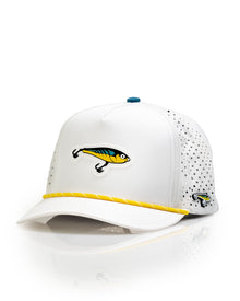 Fishing Lure White - Perforated Rope Hat, product image 4