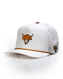 Highland Cow White - Perforated Rope Hat, product image 7