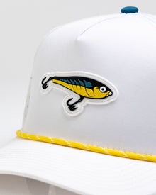 Fishing Lure White - Perforated Rope Hat, product image 3