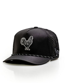 Black Cock Black - Perforated Rope Hat, product image 4