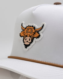 Highland Cow White - Perforated Rope Hat, product image 3