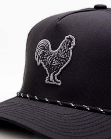 Black Cock Black - Perforated Rope Hat, product image 3