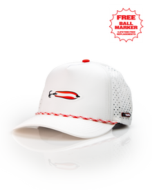 Dare Devil Spoon White - Perforated Rope Hat, product image 1