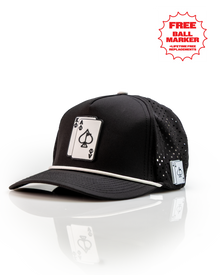 Ace/King Black - Perforated Rope Hat, product image 1
