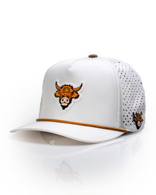 Highland Cow White - Perforated Rope Hat, product image 4
