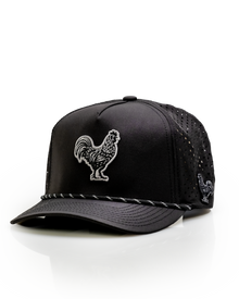 Black Cock Black - Perforated Rope Hat, product image 7