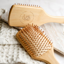 Bamboo paddle hair brush