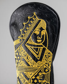 Black/Gold Queen of Spades - Fairway Cover, product image 10