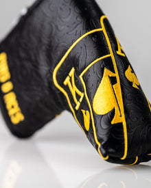 Black/Gold Ace of Spades - Blade Putter Cover, product image 11