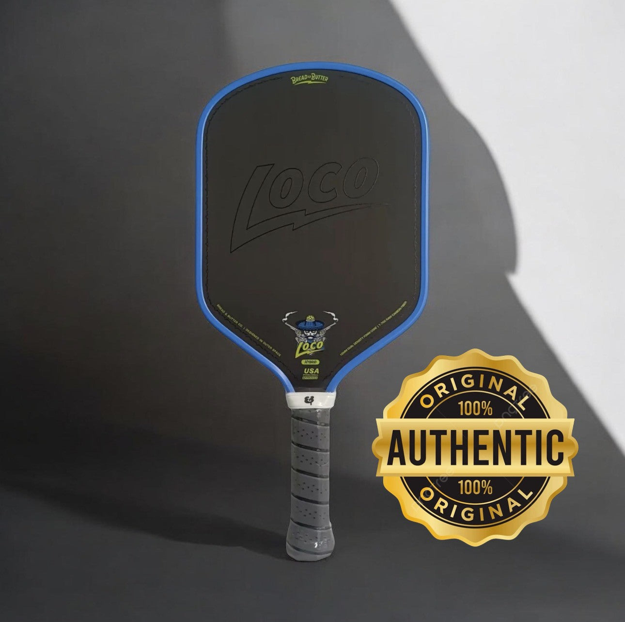 Bread & Butter Loco Hybrid AZUL Blue Pickleball Paddle pickleball product, supplier image 1