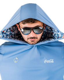 Performance Golf Hoodie - Coca-Cola Glacier Blue, product image 7