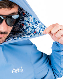 Performance Golf Hoodie - Coca-Cola Glacier Blue, product image 2