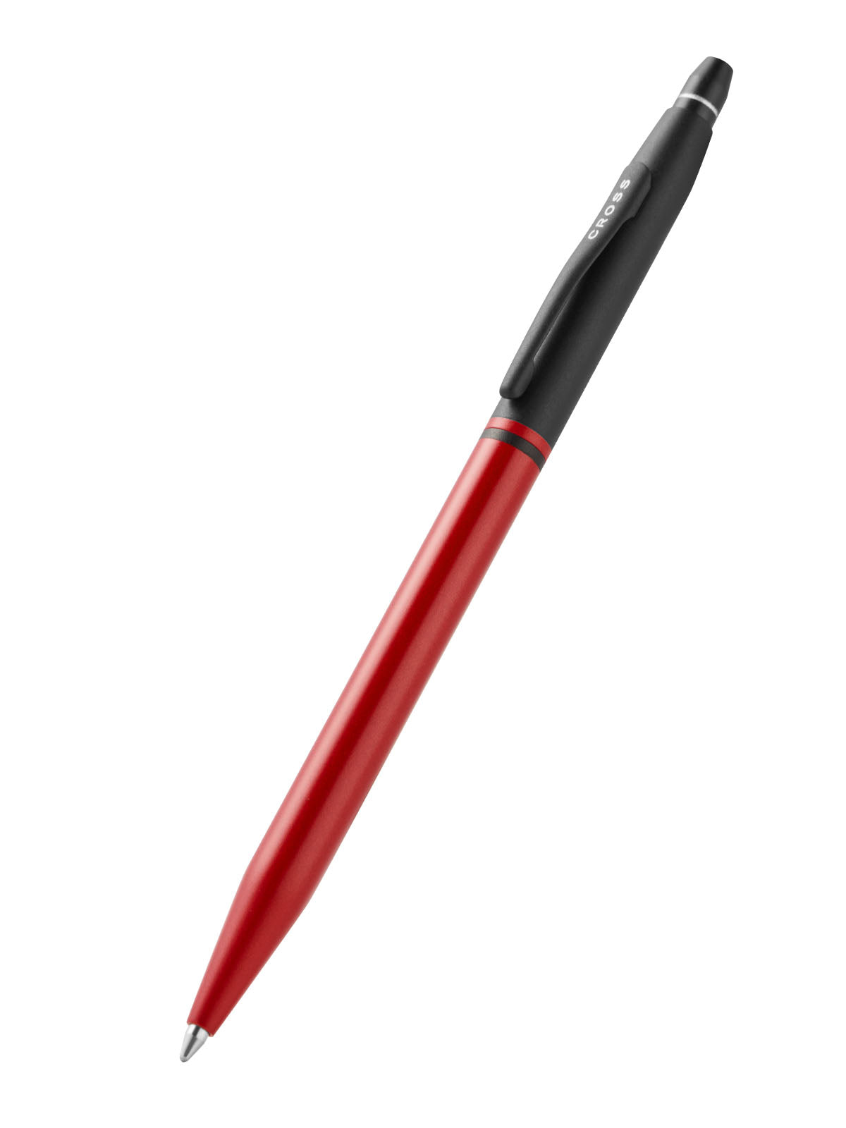 Click™ Tuxedo Satin Metallic Red Ballpoint Pen
